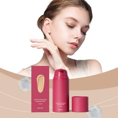 Smooche Korean Color Changing Foundation for All Skin Types Flawless Coverage