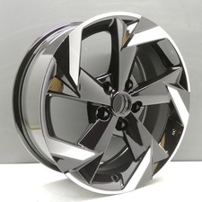 NISSAN JUKE F16 FACELIFT BLACK DIAMOND CUT 17" ALLOY WHEEL RIM 7J 403006PD1B X1