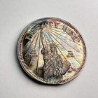 1985 Liberty Mint Statue Of Liberty 1 Troy Oz .999 + Fine Silver Bar Bullion