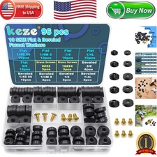 Faucet Washers Assorted Kit - Brass Screws Neoprene for Effective Repairs