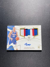 2021-22 Panini National Rookie Patch Autograph RPA Charles Bassey 24/25 RC XV44