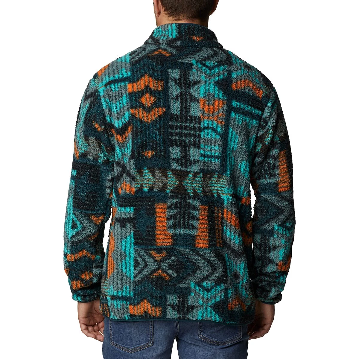 New Men's Columbia Rugged Ridge II Sherpa 1/2 Snap Pullover, Size Medium - product detail image 4