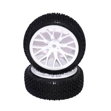 2Pc 1/16 Tire  Car Tires Buggy Tyre Wheel for RC HPI HSP   Wltoy