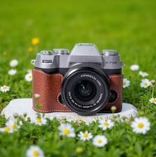 For Fujifilm X-T50 XT50 Camera Bag Leather Dock Case Base Protection Cover shell