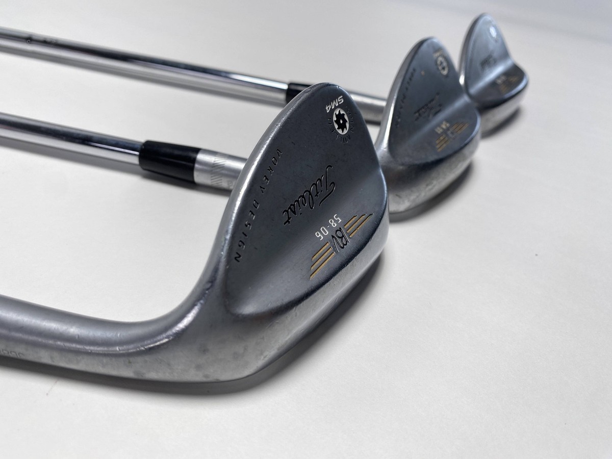 Titleist Vokey Spin Milled SM4 Chrome Wedge Set 50* 8 | 54