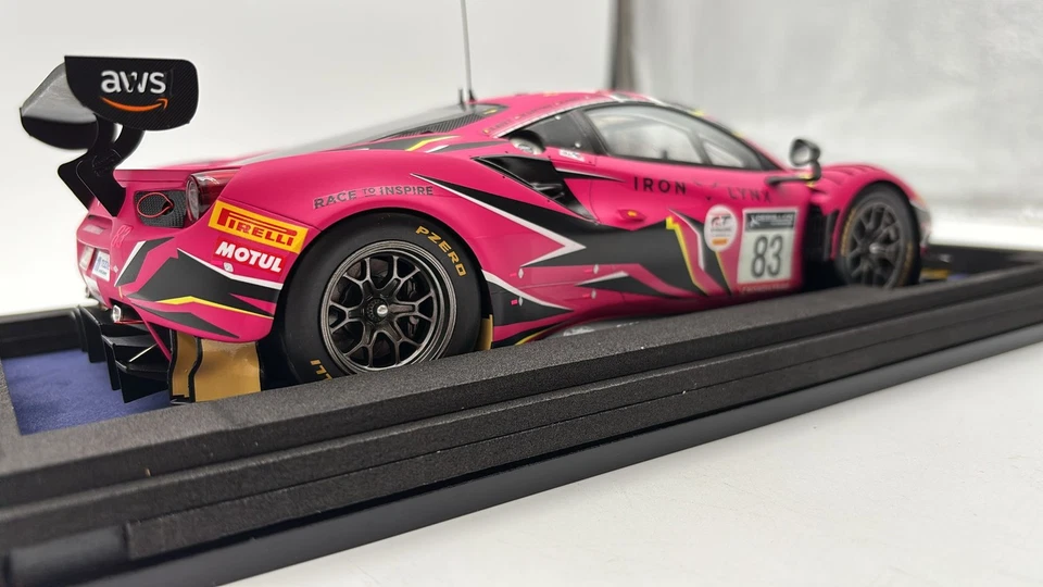 LS18RC019 Looksmart Ferrari 488 GT3 Iron Lynx 24h SPA 2022 1/18 - Immagine 3 di 4
