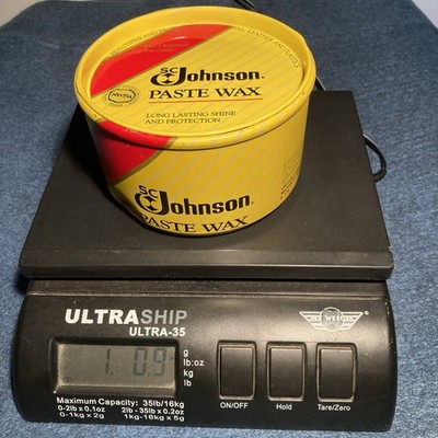 SC Johnson Wood Paste Wax Original Formula 16 oz Long Lasting Shine Partial Can