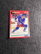 1991-92 Score Canadian English #5 Brian Leetch New York Rangers