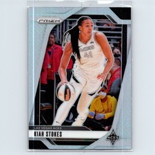 2024 Panini Prizm WNBA Kiah Stokes #122 Silver Prizm Las Vegas Aces