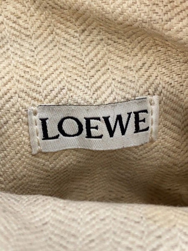 LOEWE Sac à bandoulière cuir uni 652208 blanc - Photo 5/8