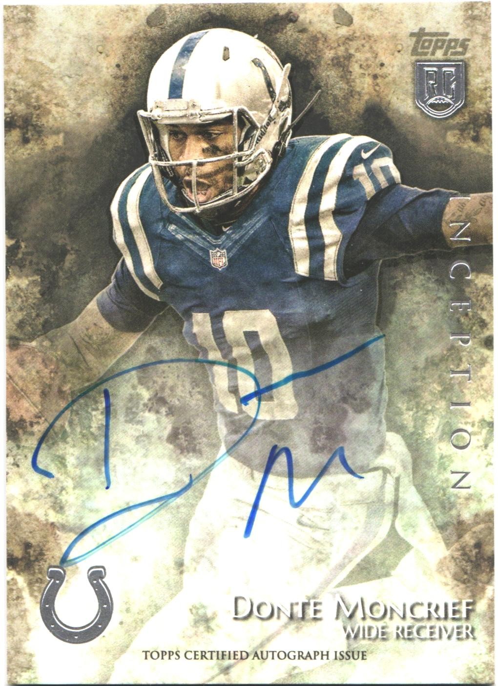 Donte Moncrief Topps Inception Rookie Autographs #23 Base