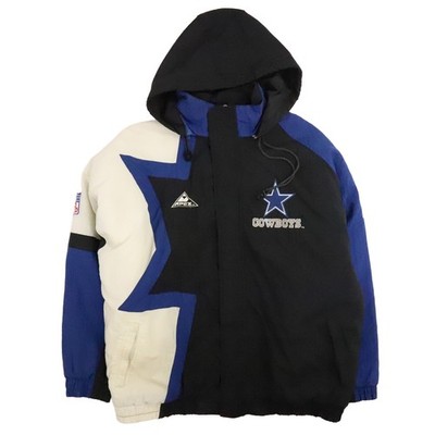 Vintage Dallas Cowboys Apex One Puffer Jacket Size XL 90s NFL