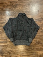 Vintage Eddie Bauer Collared Wool Sweater Size XL