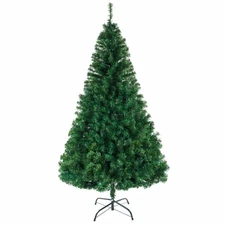 8 Ft Realistic Green Spruce Artificial Holiday Christmas Tree and Stand