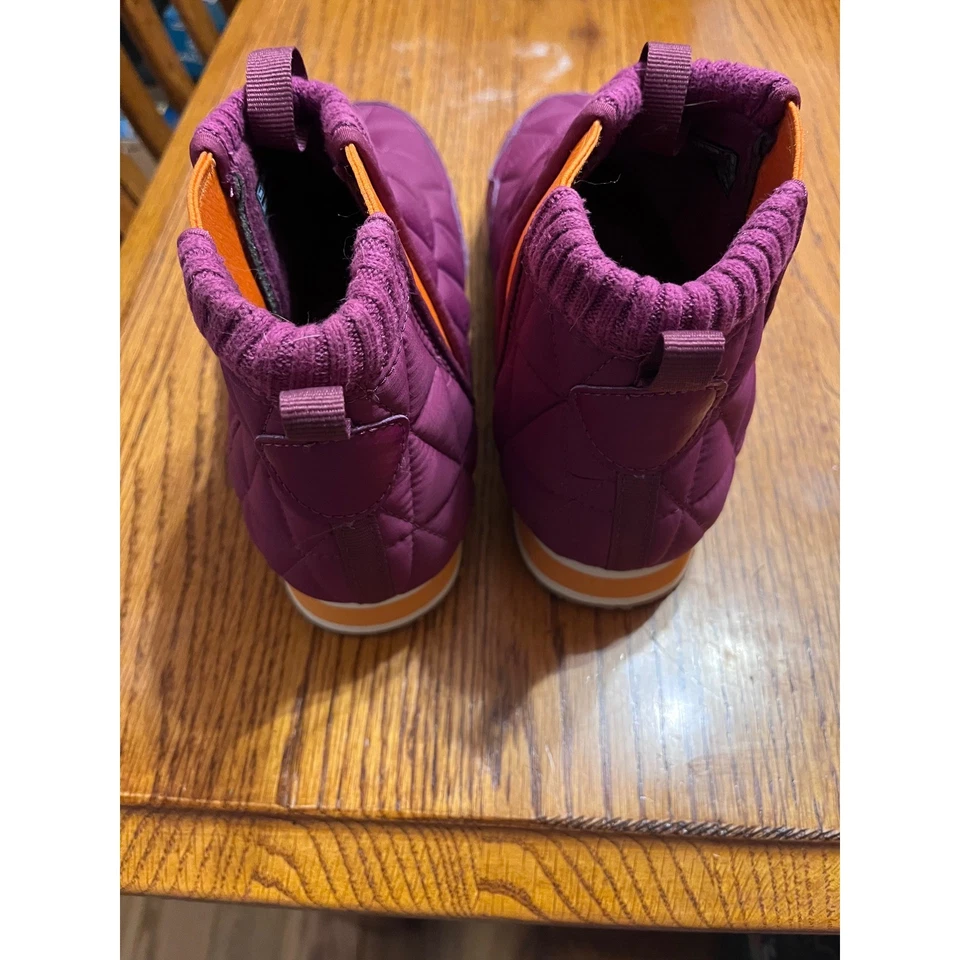 Teva ReEmber Quilted Bootie Purple/Orange Slip-On Camp Slipper Shoes Women's - Image 3 of 4