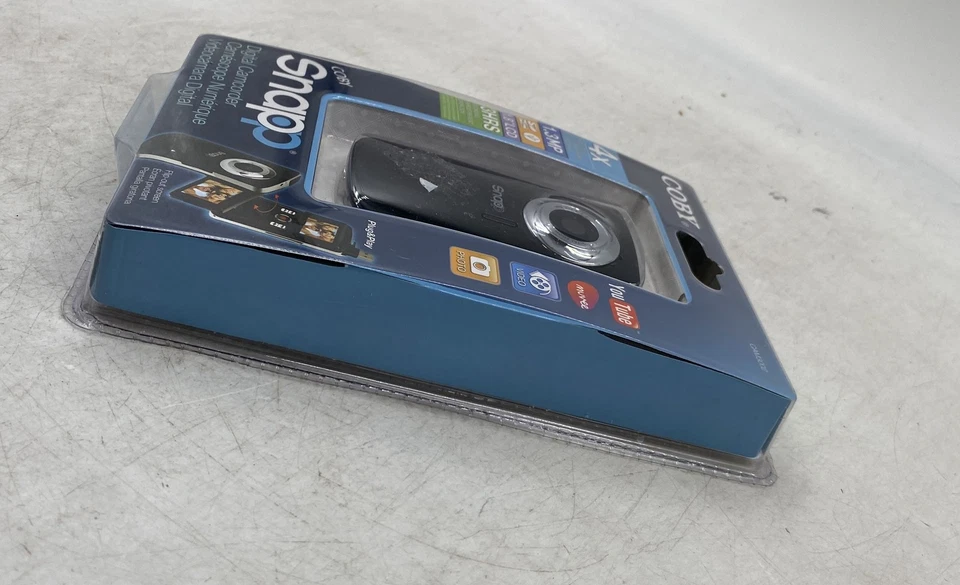 Coby Snapp CAM3002 Black 1.3 MP 4X Digital Zoom Pocket Camcorder In Box - Image 4 of 4