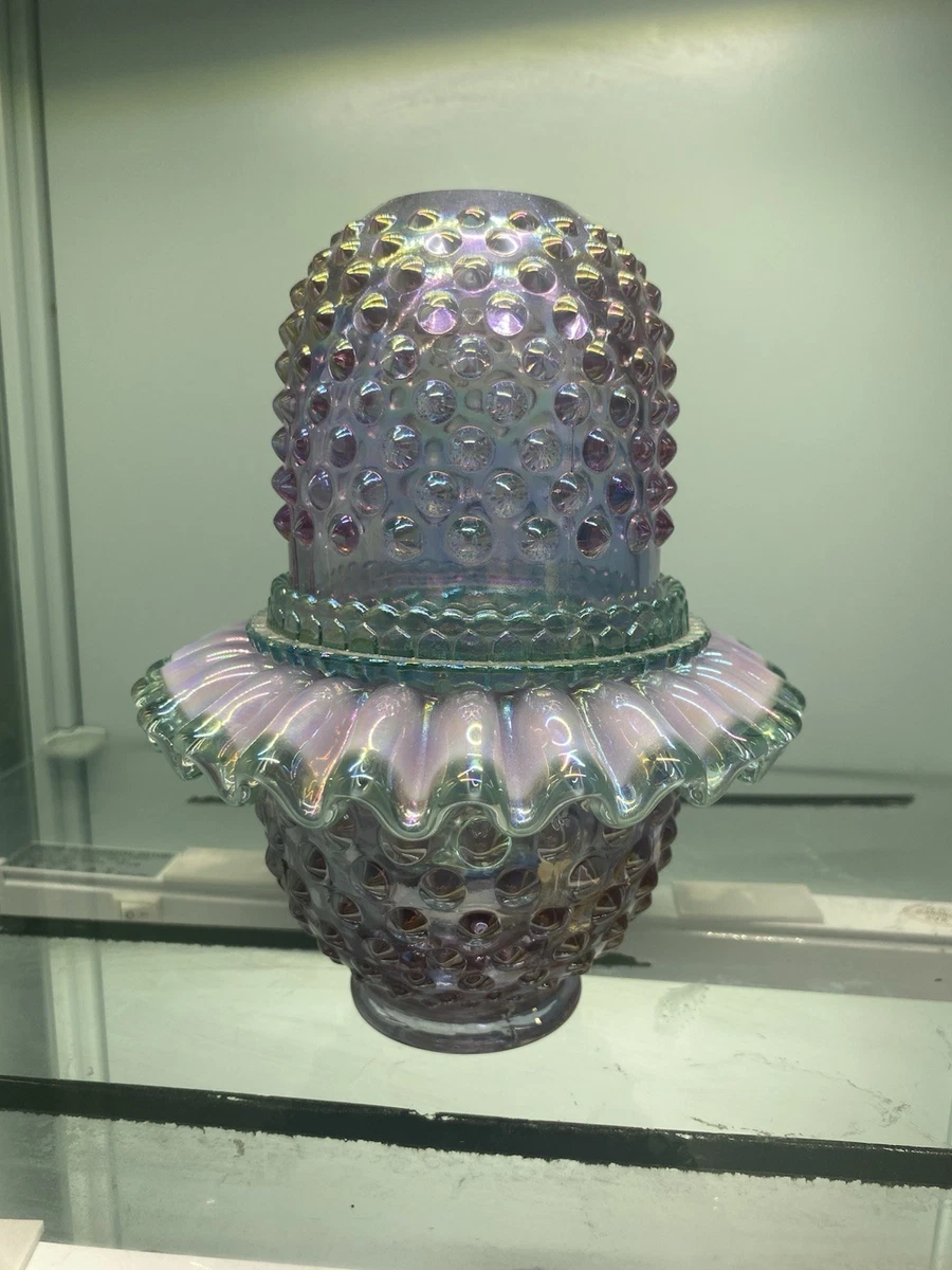 Fenton Rose Lamp In Fenton Art Glass for sale | eBay