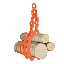4 Claw Timber Claw Hook 28in Log Lifting Tongs Grapple Claw Lumber Skid Grabber