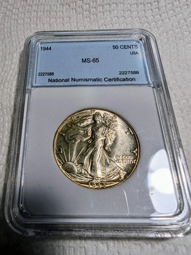 1944 MS65 walking liberty 50 cents