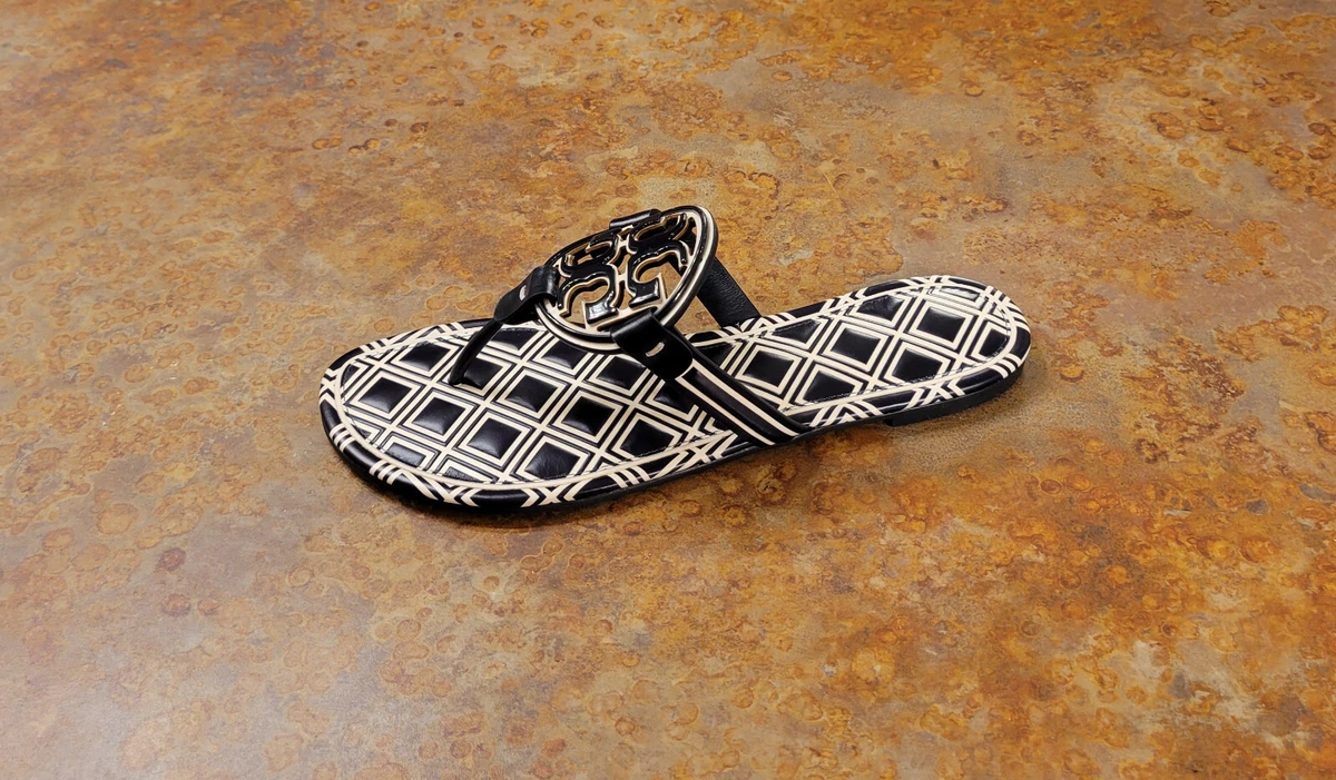 Miller printed flat thong sandals clearance