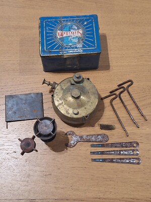 Vintage PRIMUS No96 Brass Paraffin Camping Stove-Burner-Spanner- Box-Sweden