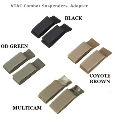 Viking Tactics VTAC Suspenders Hook Loop Belt or MOLLE Adapter -NEW- VTAC-SS-VEL