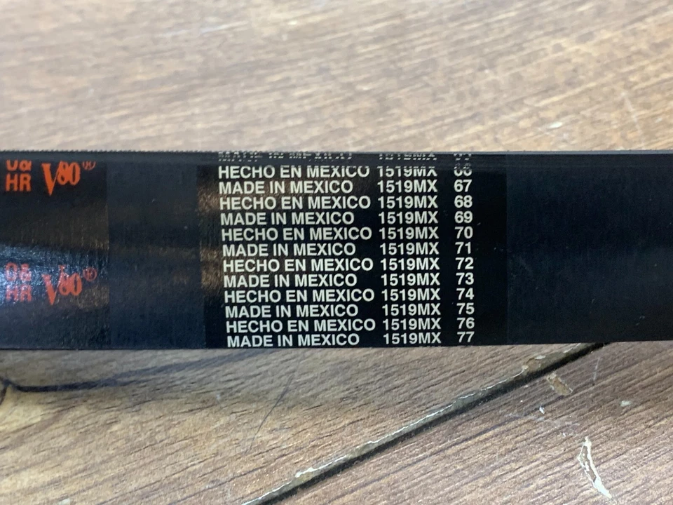 Gates Co. HI-Power Belt II 2/B88 V80 PowerBand (90 pulgadas) V-Belt 9093-2088 NUEVO Foto 3 de 4