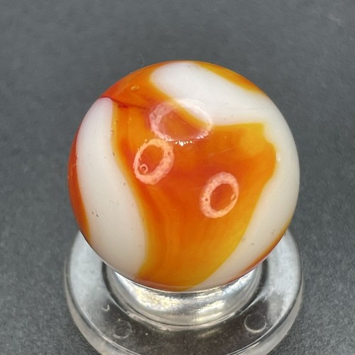 Peltier Ketchup & Mustard Marble Vintage Marbles 0.669” - Picture 6 of 12