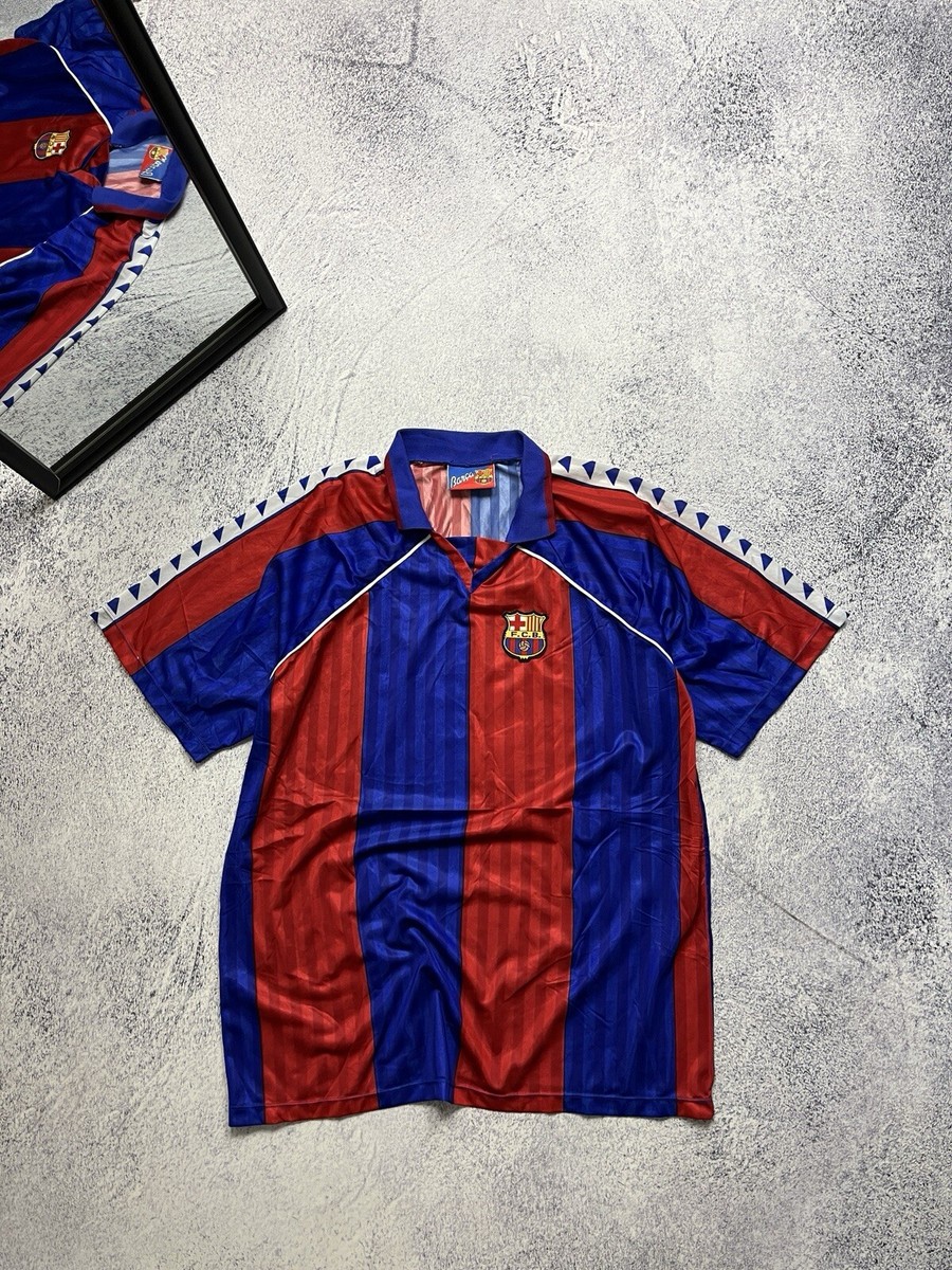 Vintage Barcelona 90's Home Retro Soccer Jersey Koeman #4 Vintage Barcelona 90's Home Retro Soccer Jersey Koeman #4