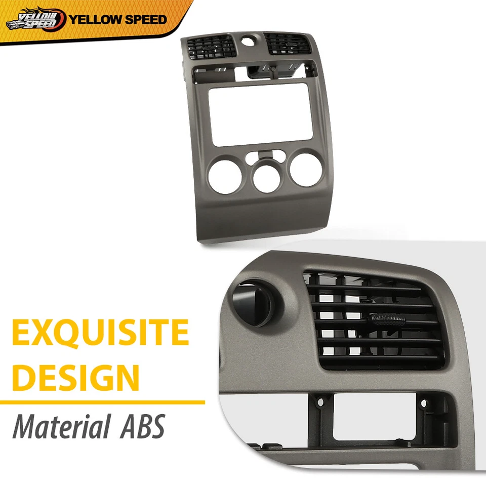 Ajuste para Chevrolet Colorado GMC Canyon 2004-2012 tablero ventilación radio moldura bisel panel Foto 4 de 4