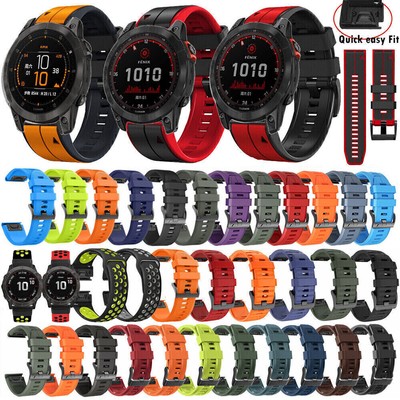 Sport Watch Band For Garmin Fenix 7 7X 6 6X 5 5X 3 HR Epix Gen 2 Silicone  Strap | eBay Fenix 7 7xのWatchBand 26 22mmストラップEasyFitリストバンド6 6x 5x 5 3HR 935 94
