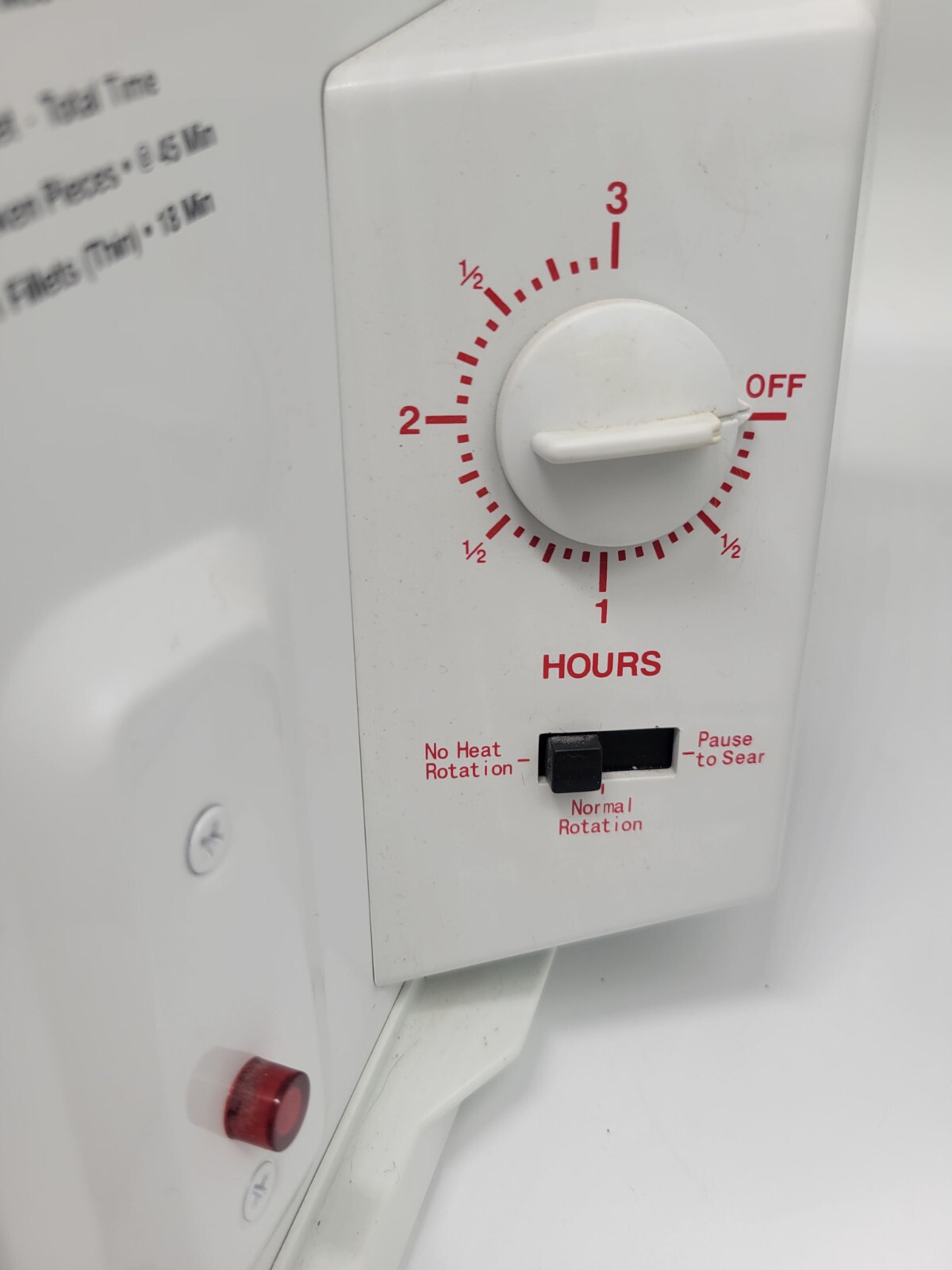 Ronco Compact Showtime Plus Rotisserie BBQ Oven Model 3000 WORKING W/Accessories