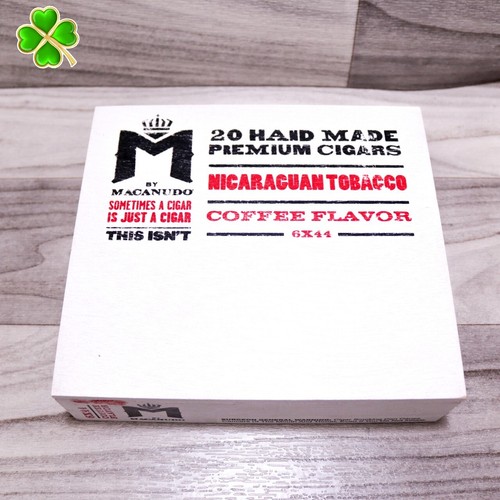 Caja de cigarros de madera vacía sabor café Macanudo 6 x 44 7,25" x 6,75" x 2" - Imagen 9 de 10