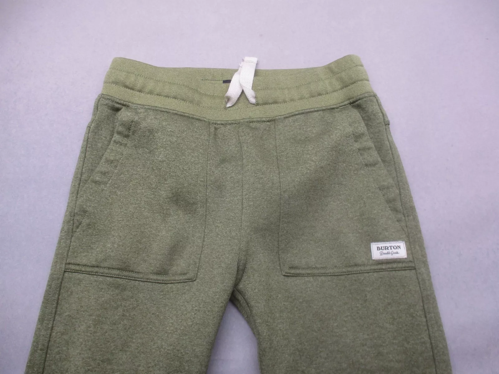 burton cotton blend pocket jogger track pants