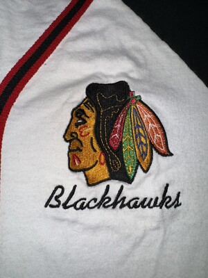 Vintage Badger NHL Chicago Blackhawks Baseball Jersey Size L