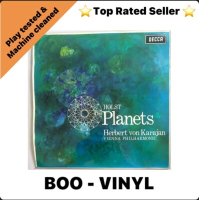 Von Karajan Holst The Planets Vinyl LP Record Album SXL2305 EX / FAIR Condition