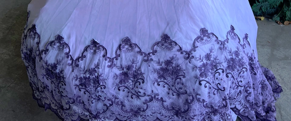 Vestido de noiva cadáver vitoriano manga longa zumbi vampiro gótico morto pequeno - Imagem 3 de 4