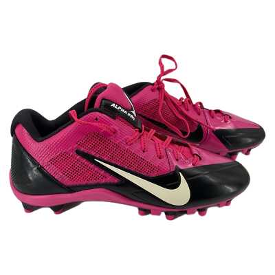Nike Pink/Black Alpha Pro TD Flywire Cleats | Size 11 | eBay