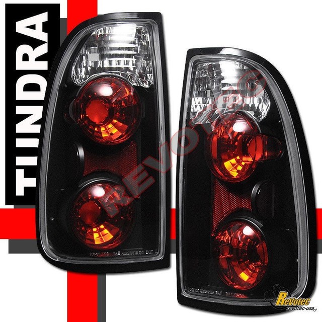 Black Tail Lights 1 Pair For 00 01 02 03 04 Toyota Tundra ACCESS Cab