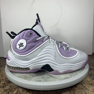 Nike Air Penny 2 II GS Size 6.5Y / Womens sz 8 Grey Lavender Purple 820249-009