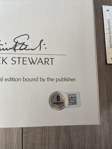Patrick Stewart Signed Making It So Memoir Book X-Men Star Trek Beckett QR COA3 - Picture 3 of 5