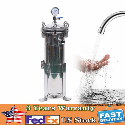 #ad #ad 4 Bag Filter Housings Pressure Filter Device 150 PSI New USA 304 Stainless Steel $246.21