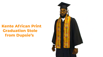 Kente African Print Graduation Stole/Sash | eBay