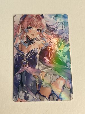 Genshin Impact Sangonomiya Kokomi Goddess Story Waifu Doujin Anime sexy  card