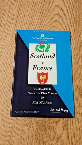 Scotland v France Rugby Programmes 1948 - 2012 - Picture 53 of 66
