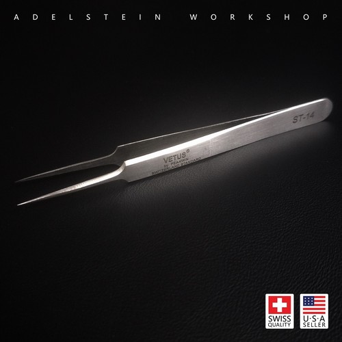 No 5 Tweezers Carbon Steel Best Anti-Magnetic Vetus Highest Quality