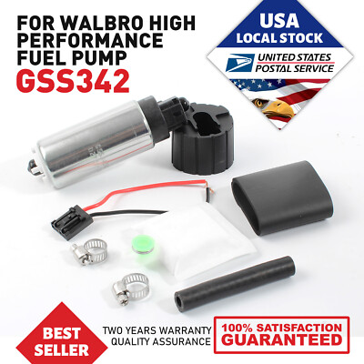 #ad Replace Walbro 255 LPH High Pressure In Tank Electric Fuel Pump Universal GSS342 $49.97