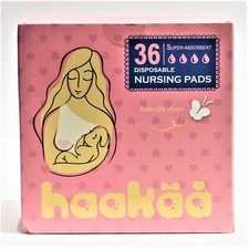 Disposable Nursing Pads Super Absorbent Pack of 36 Haakaa