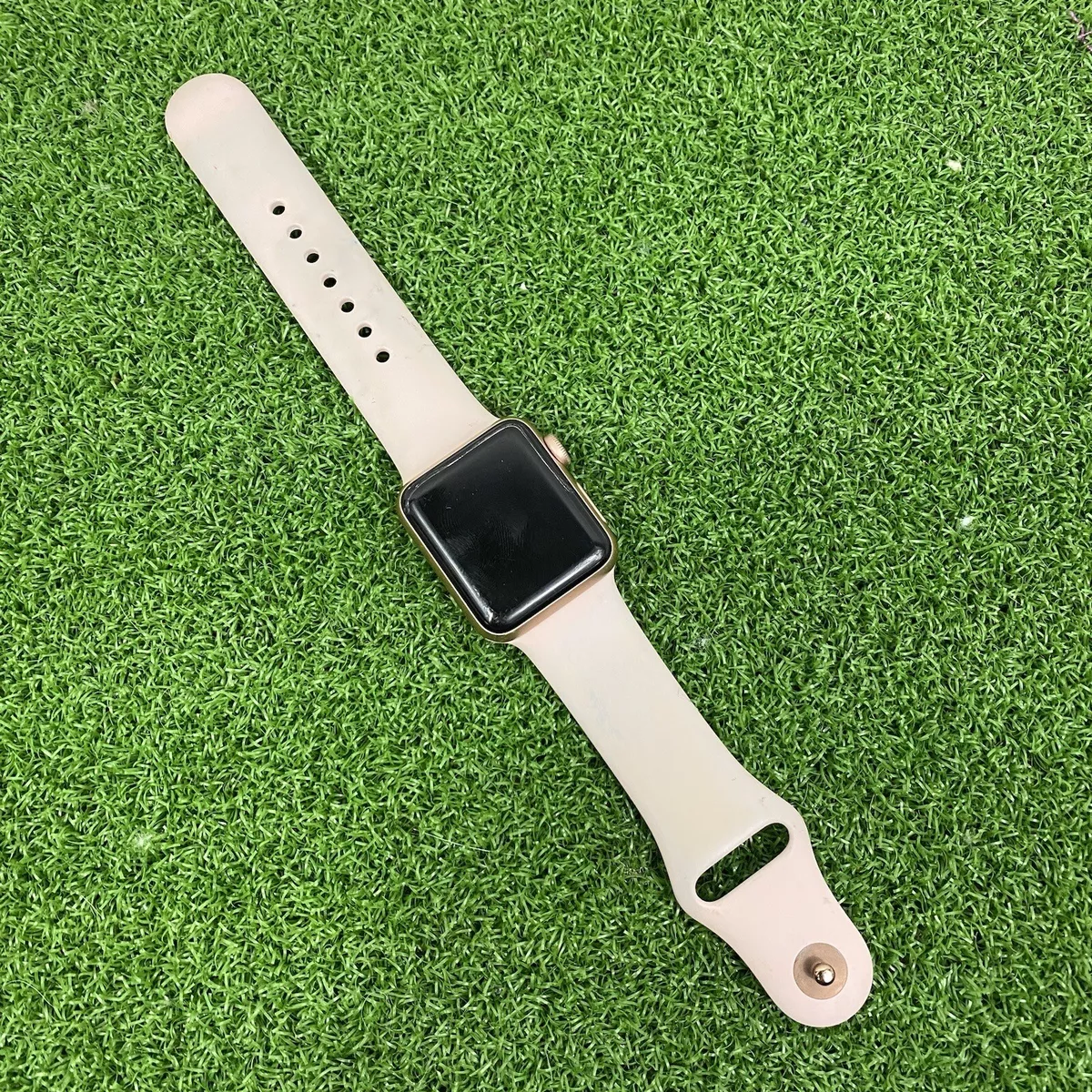 Apple Watch Series 3 38mm Aluminum Case Ion-X Glass Ceramic Back GPS LTE  WR-50M