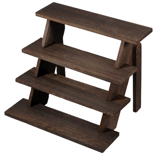 4 Layers Cupcake Stand Wood Cupcake Display Stand Decorative Tabletop NuDxL - Picture 10 of 11